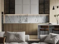 Кварцевый агломерат Calacatta Borghini
